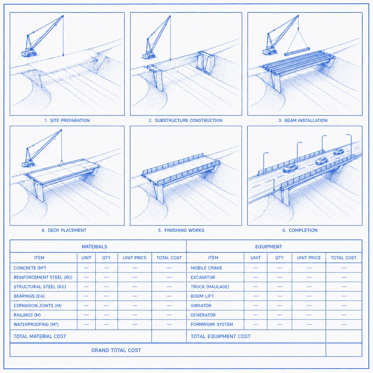 Multi-panel engineering drawing sheet with structural details and title block representing a complete project-level documentation package for structural engineering delivery