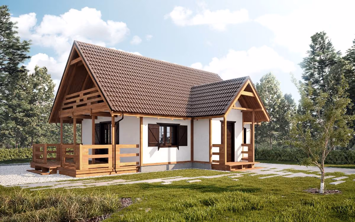 Projekt domu CAS 106 Pisz