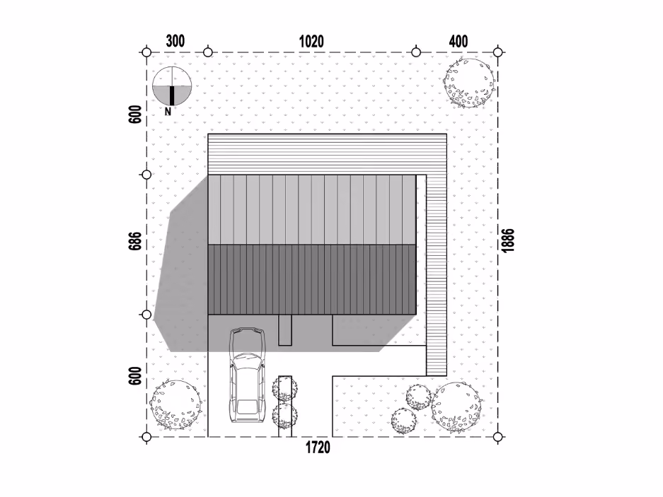 Optimo 70P1 – plan działki