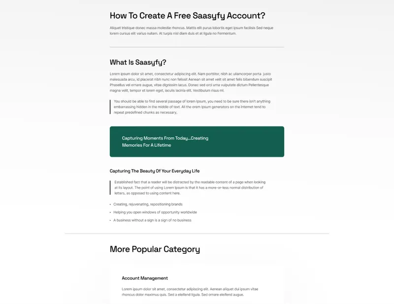 Help Center Details Screenshot