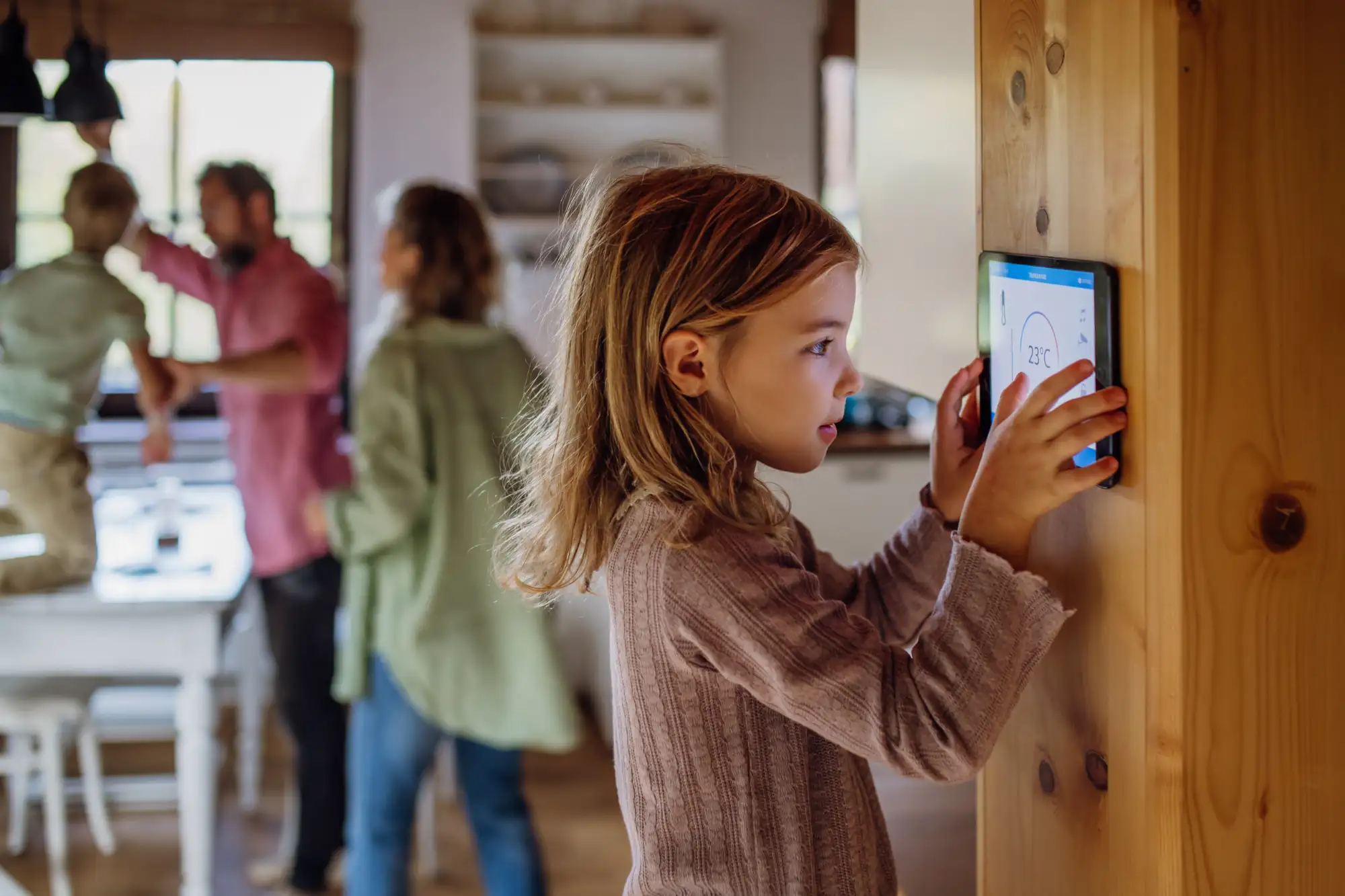 Child with smart meter