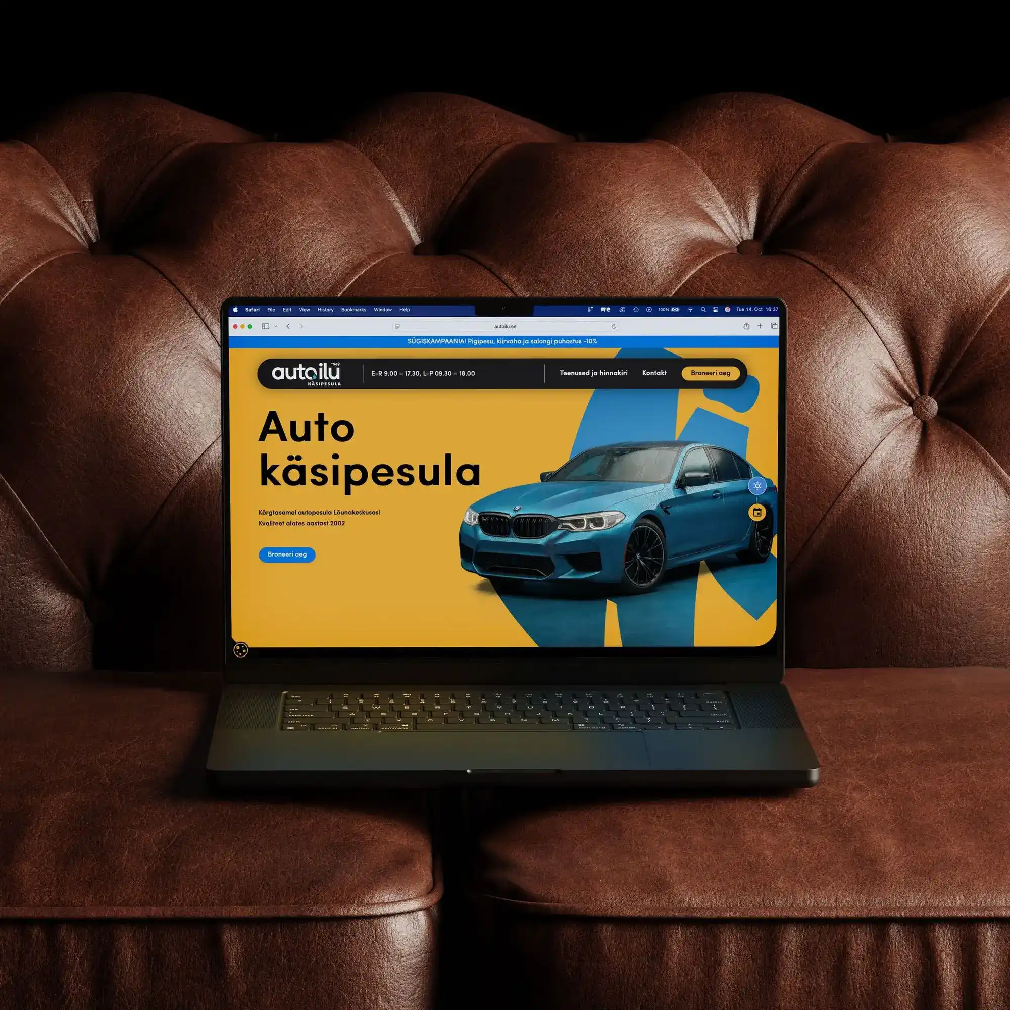 Autoilu veebilehe avaleht