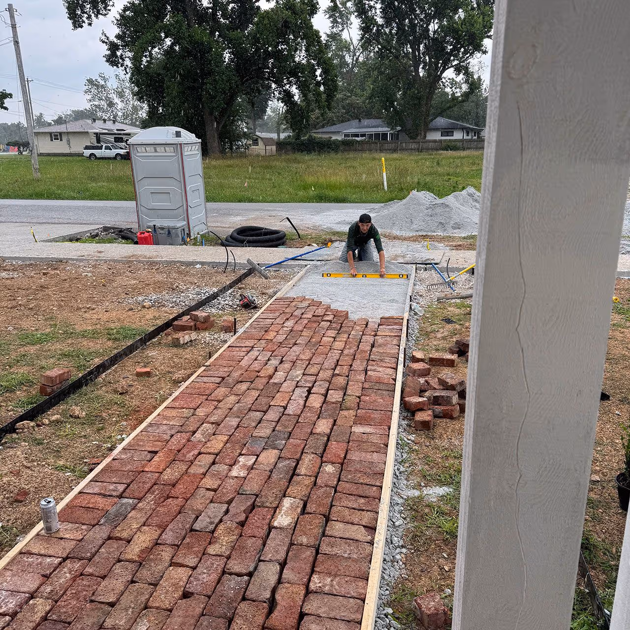 Hardscape installation enhancing outdoor living space by Platinum Landscape