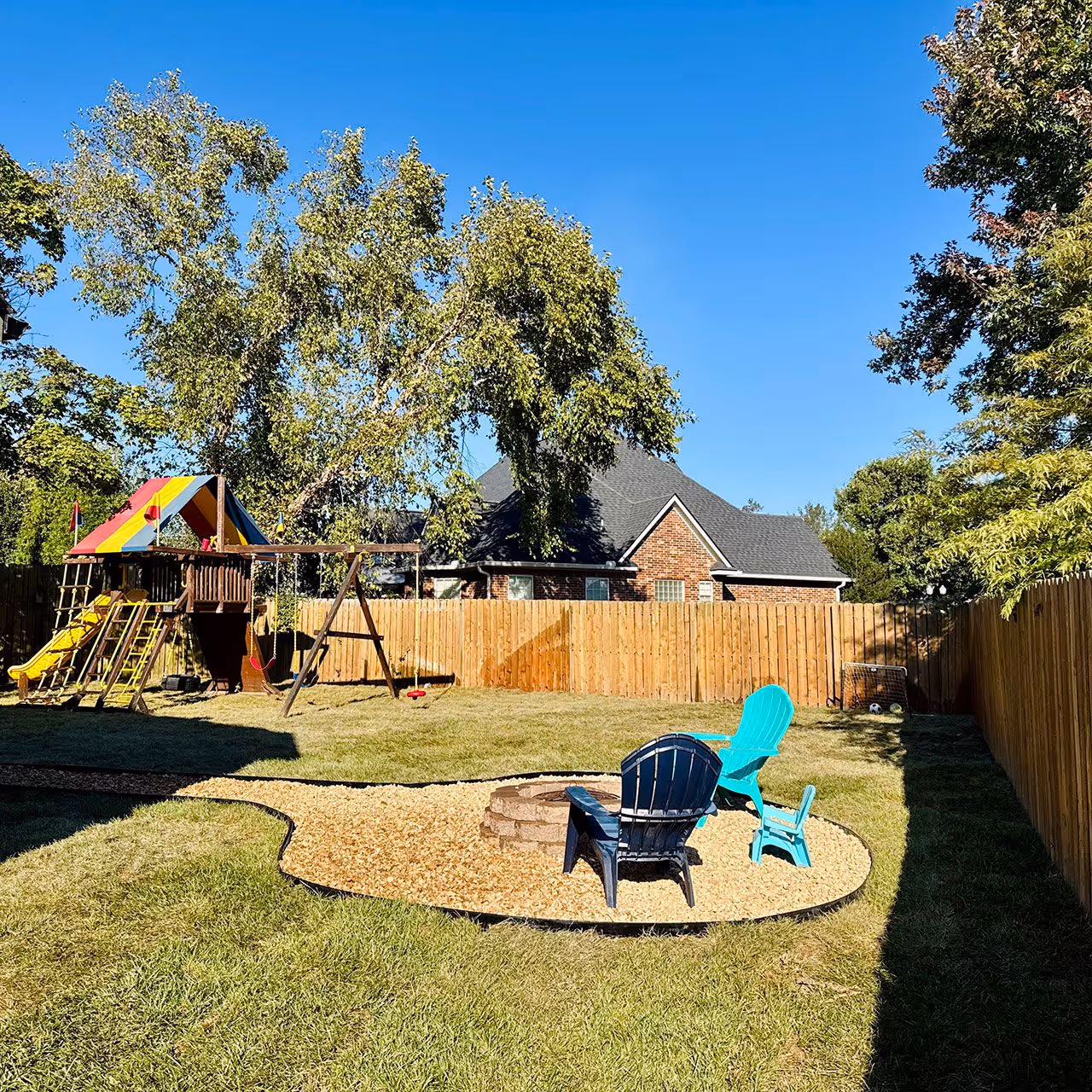 Hardscape design and installation for residential property by Platinum Landscape