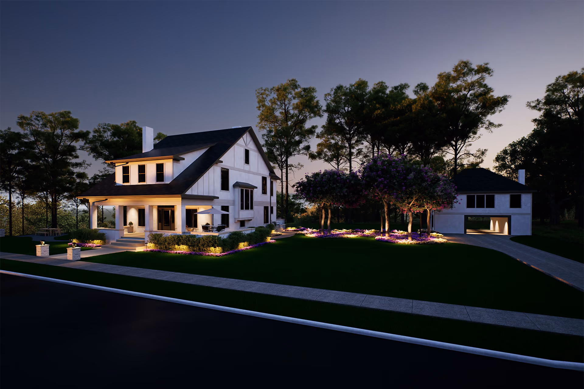 Custom landscape design near me by Platinum Landscape in Northwest Arkansas