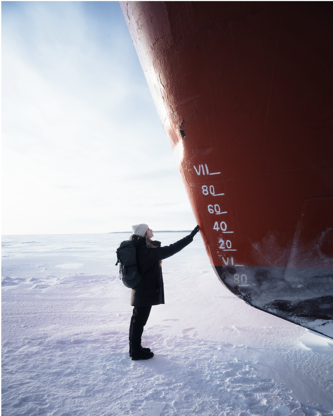 Guide on the ice