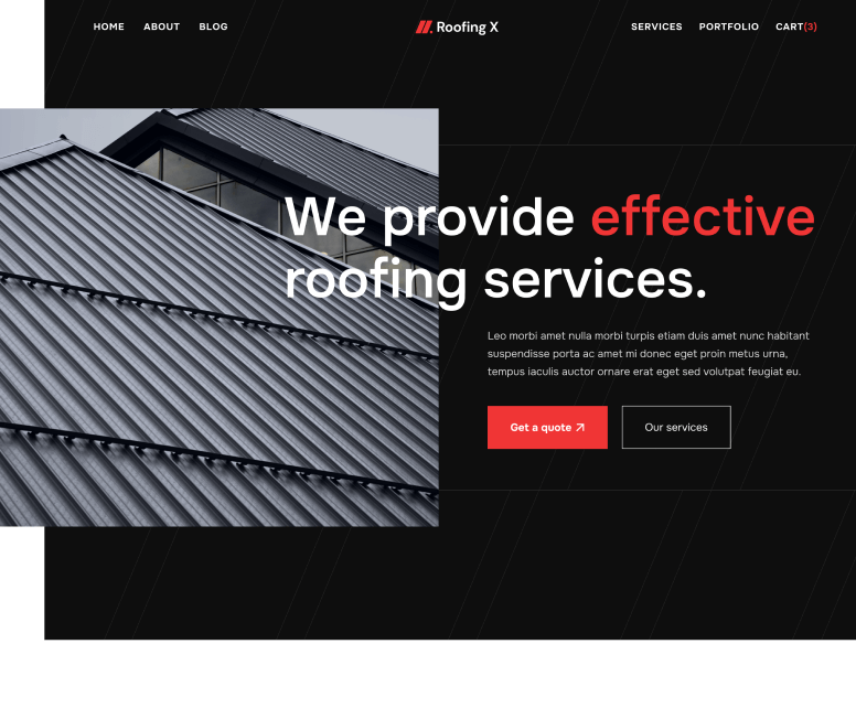 Home Main - Roofing X Webflow Template