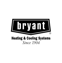 Bryant brand logo in white text within a shield-like outline on a black background.