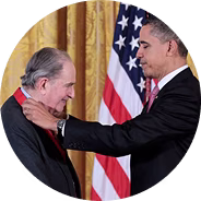 Pulitzer Prize winning historian Bernard Bailynbeing awarded the National Humanities Medal