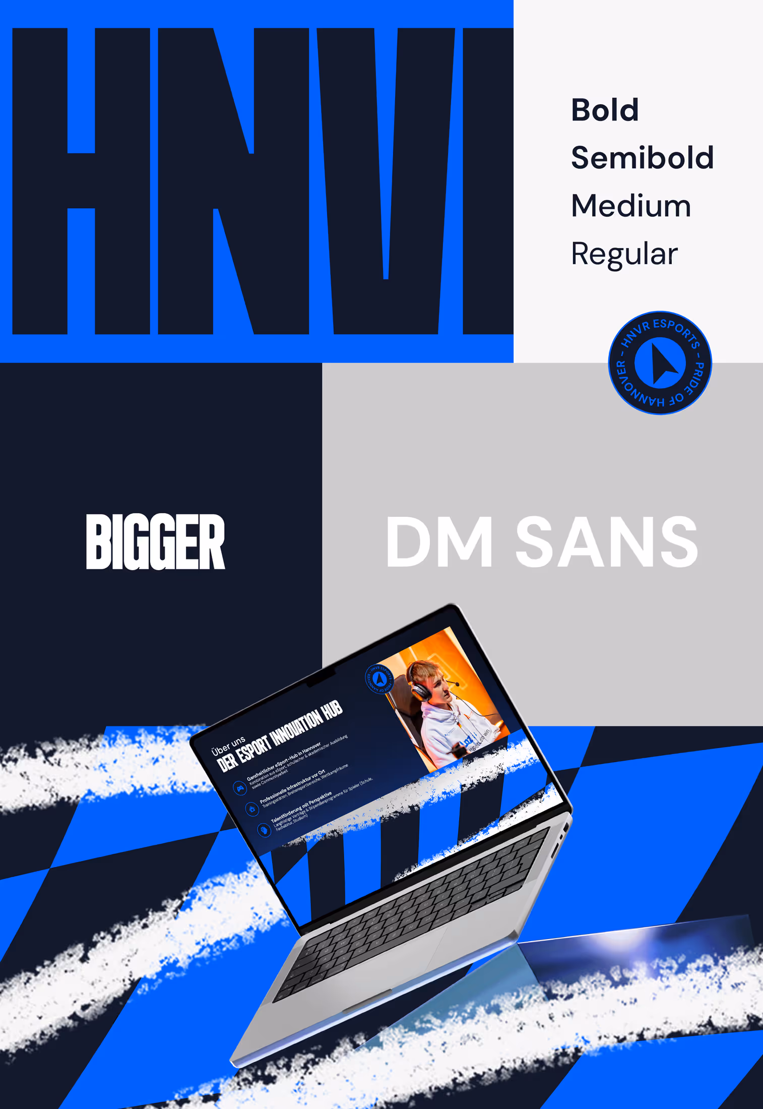 Key Branding Element for new Esport Innovation Hub brand