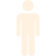 Simple icon of a standing person in beige color.
