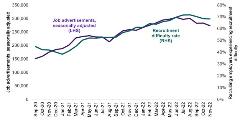 Job Advertisements and Recruitment Difficulty
