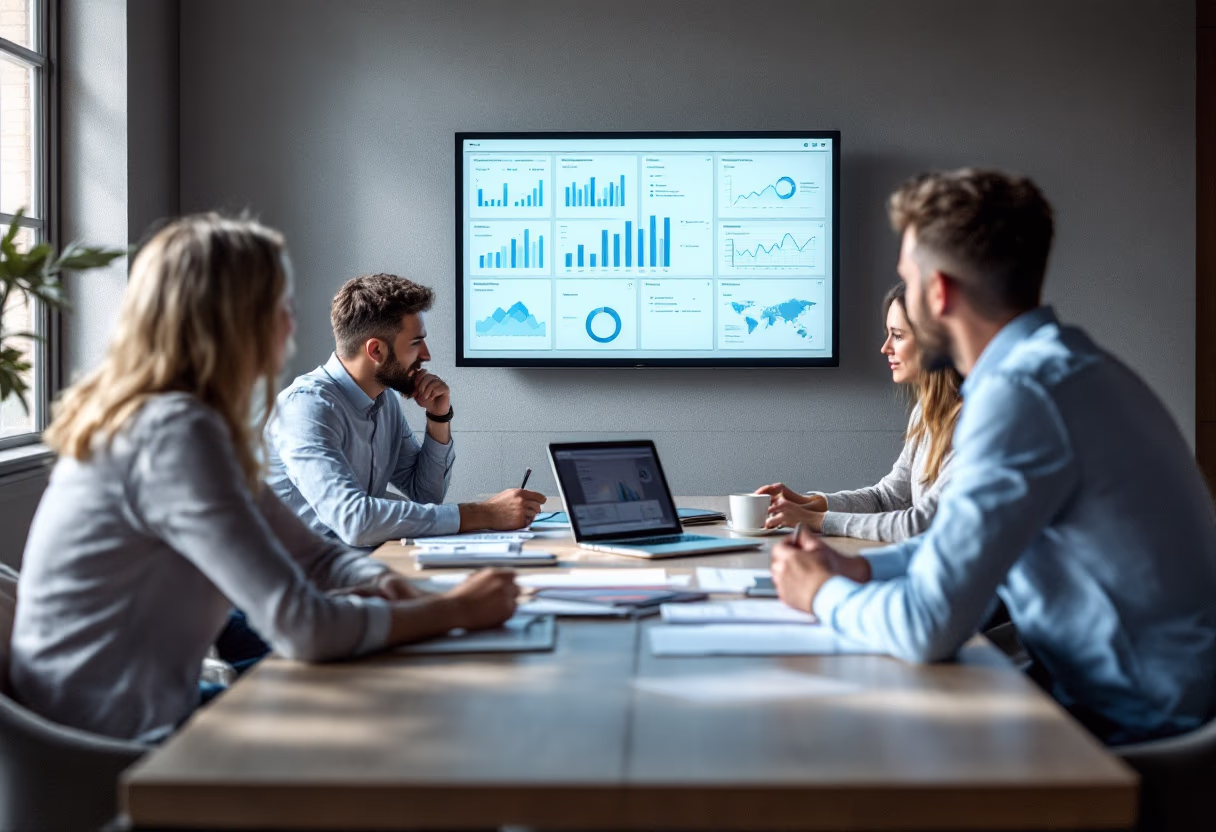 [interface] screenshot of data analytics dashboard (for an ai saas company)