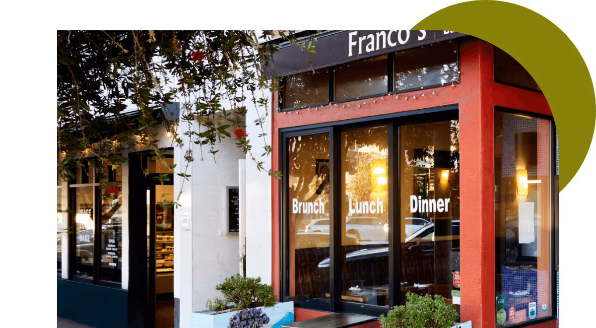 facade of Franco's Latin Table