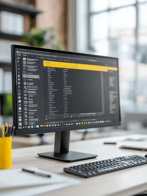 An image of computer monitor