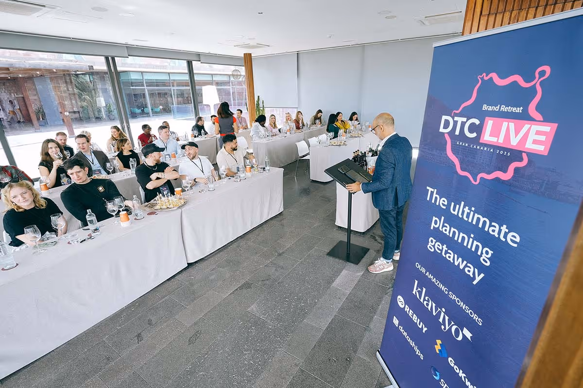 An image showing delegates at the DTC Live Brand Retreat in Gran Canaria