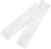 Two strips of gray adhesive tape crossing each other on a transparent background.