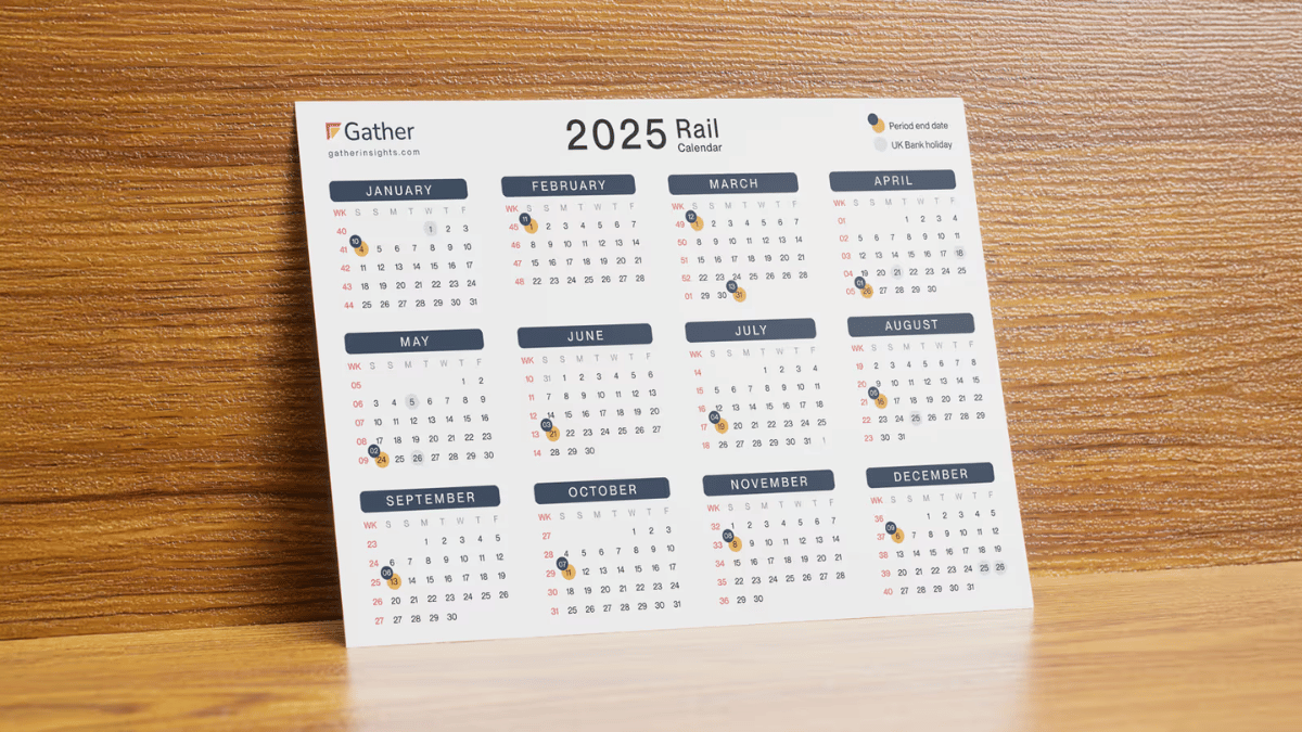 2025 Network Rail Calendar Download
