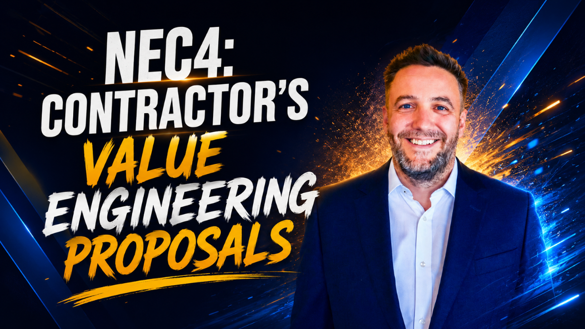 NEC4: Contractor's Value Engineering Proposals