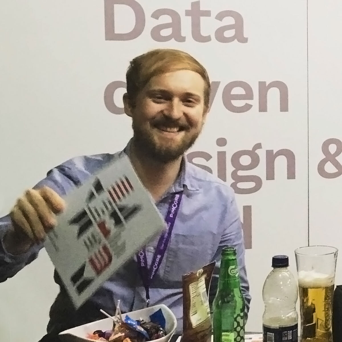 Paul Clegg, CTO at Gather Insights, earlier in his construction career