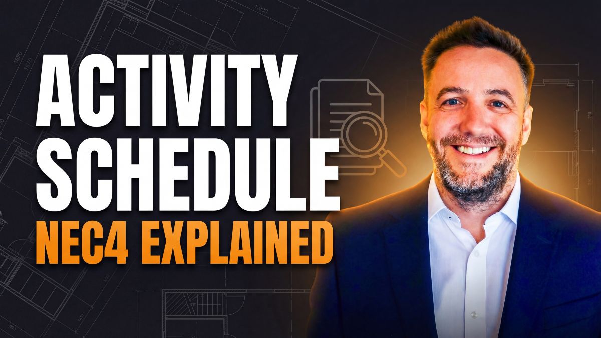 NEC4 Understanding the Activity Schedule webinar thumbnail