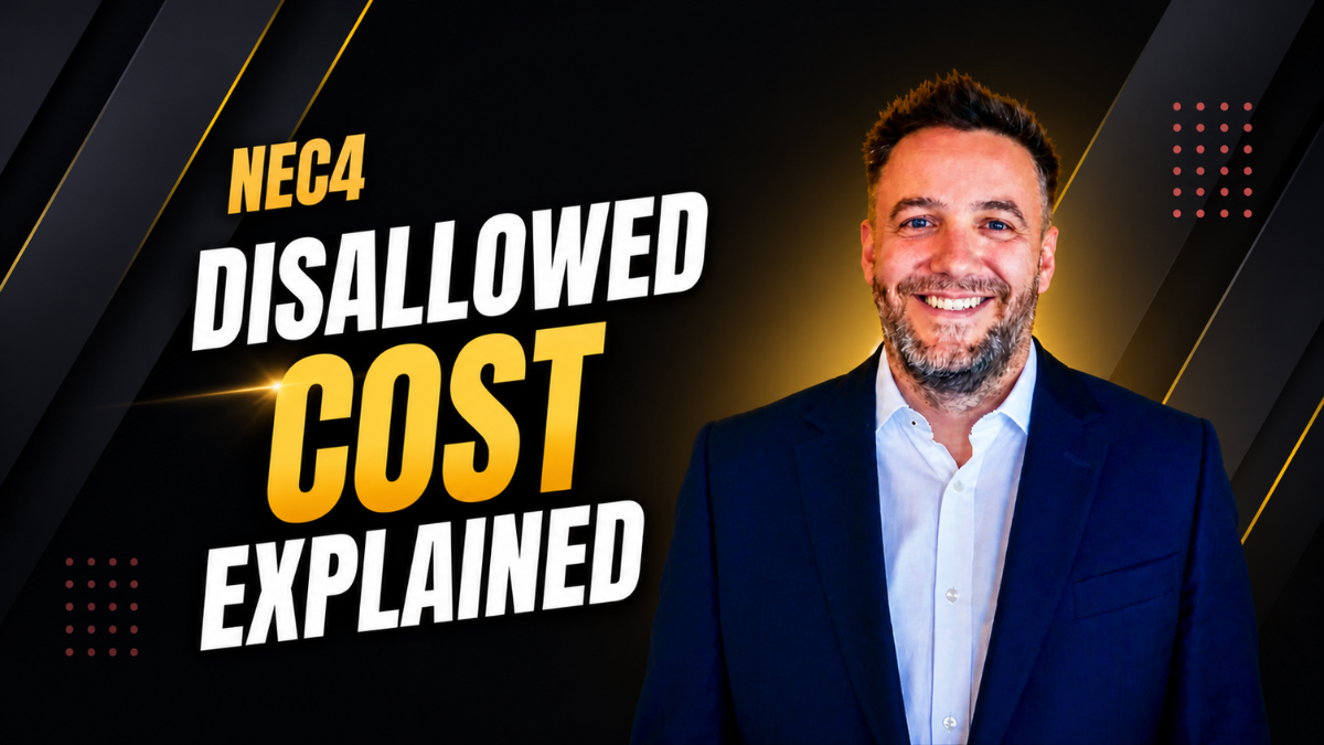 NEC4 Disallowed Cost Explained webinar thumbnail