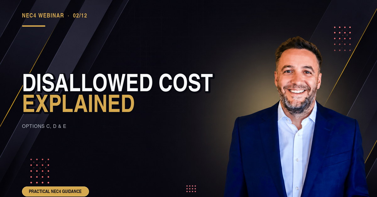 NEC4 Disallowed Cost Explained
