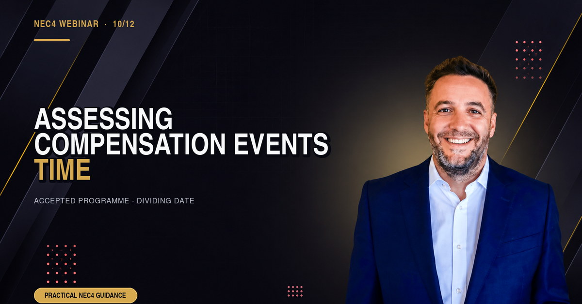 NEC4: Assessing Compensation Events Part 1 - Time