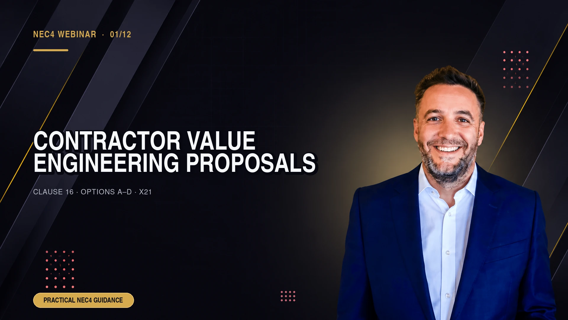 NEC4: Contractor's Value Engineering Proposals