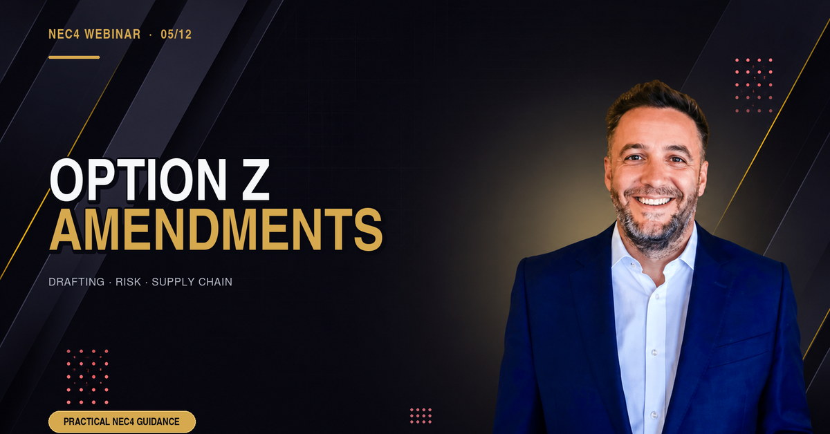 NEC4: How to approach Option Z / amendments