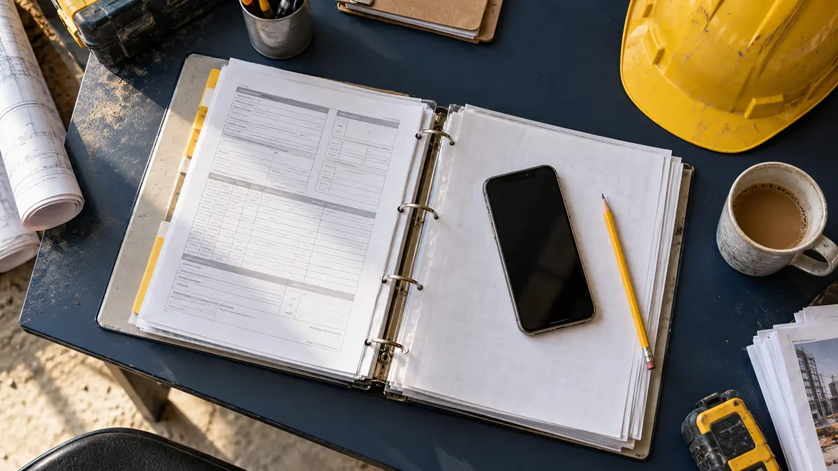 Five ways contractors handle delivery notes, compared