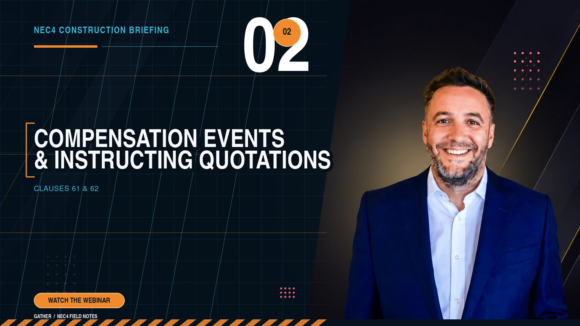 NEC4 webinar: notifying compensation events and instructing quotations