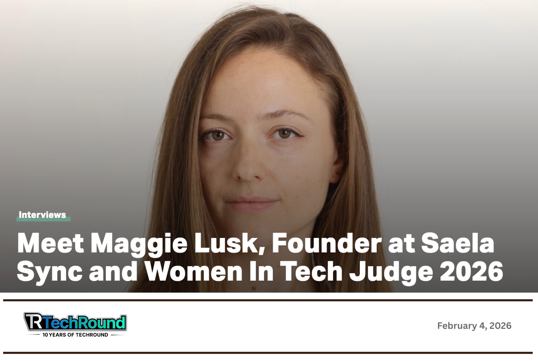 Maggie Lusk, founder of Saela Technologies, discussing women's health technology and her privacy-first cycle tracking platform Saela Sync.