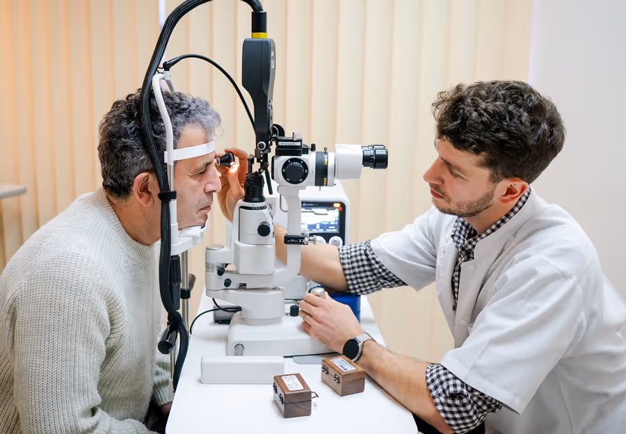 Intervenții laser și crosslinking