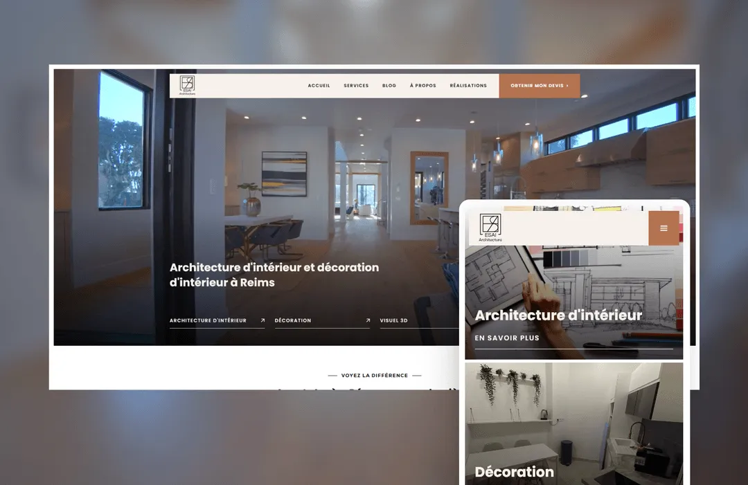 ESAI Architecture Site web