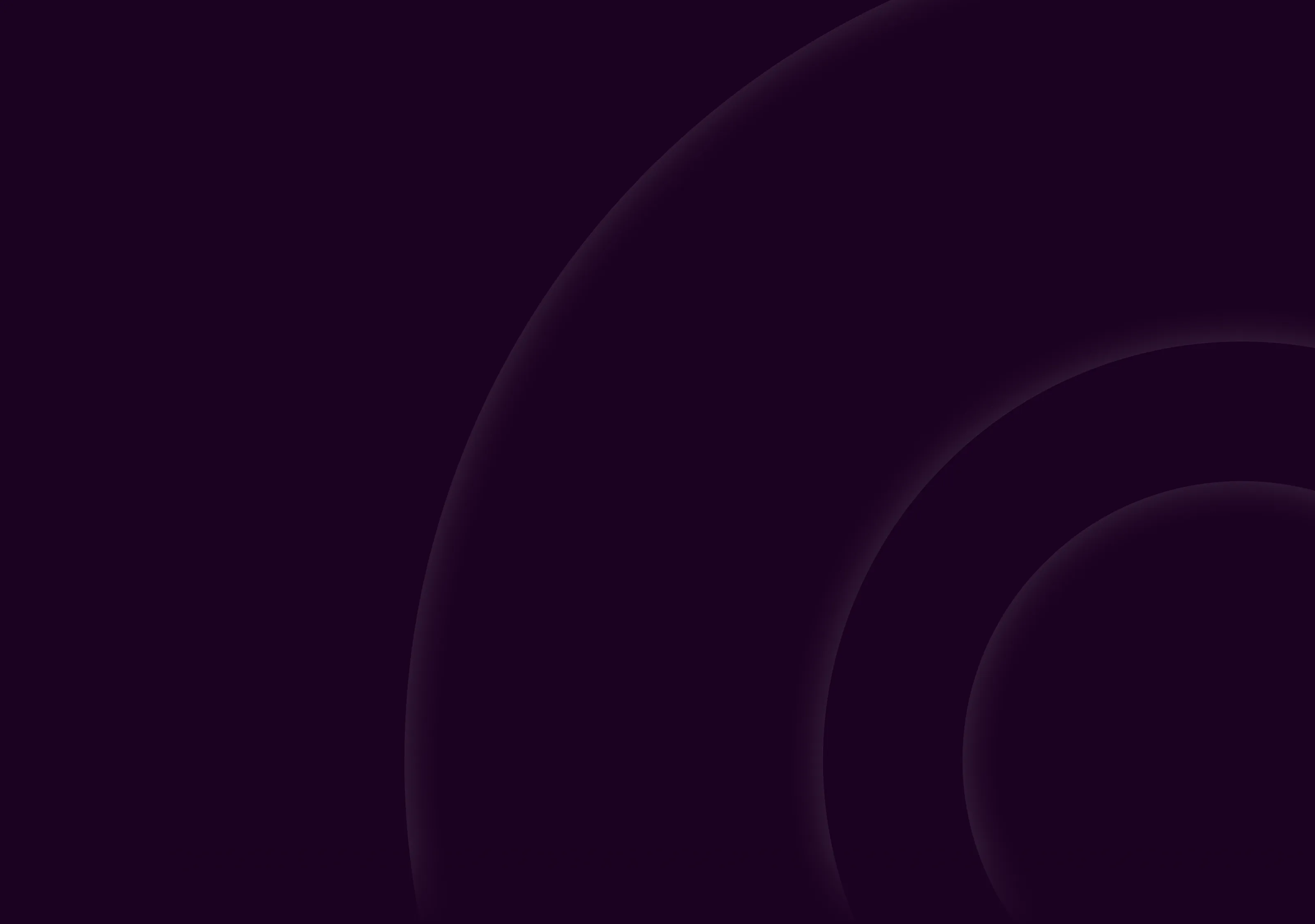 Motif abstrait avec des cercles concentriques de différentes tailles sur un fond violet foncé.