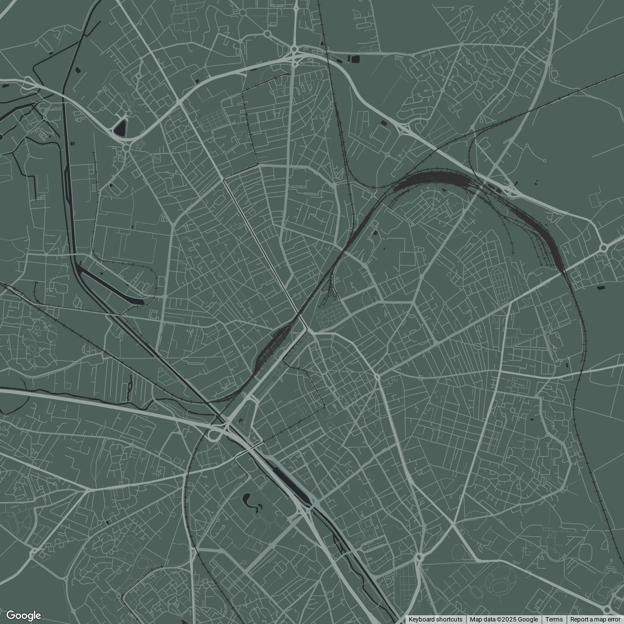 Ville de Reims vue de haut