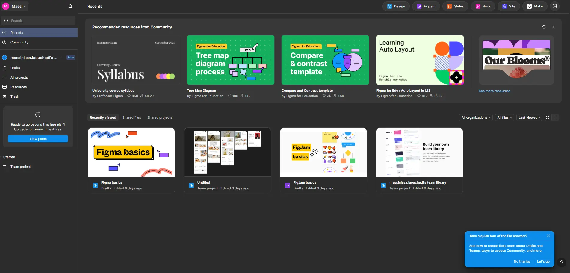 Interface utilisateur figma