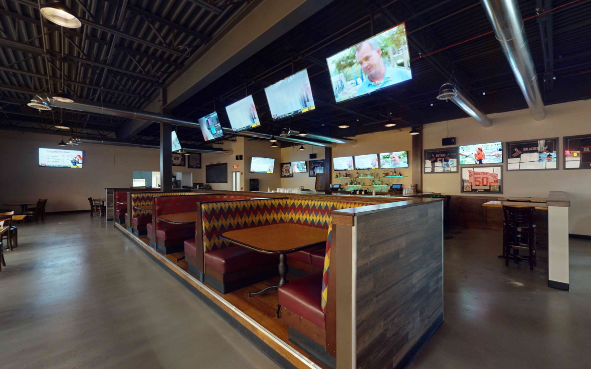 image of bustling department store entryway