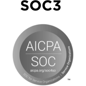 AICPA SOC emblem with the URL aicpa.org/soc4so and text 'SOC for Service Organizations'.