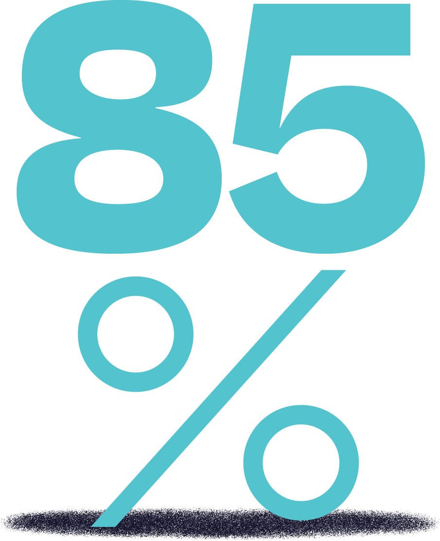 85%