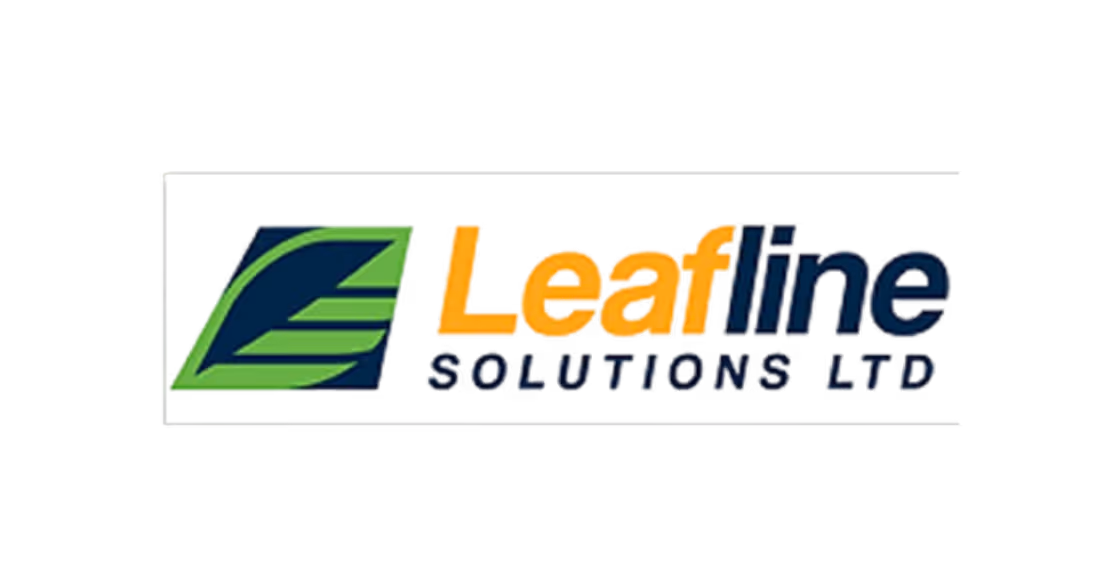 Leafline Solutions logo featured in Madina Digital portfolio