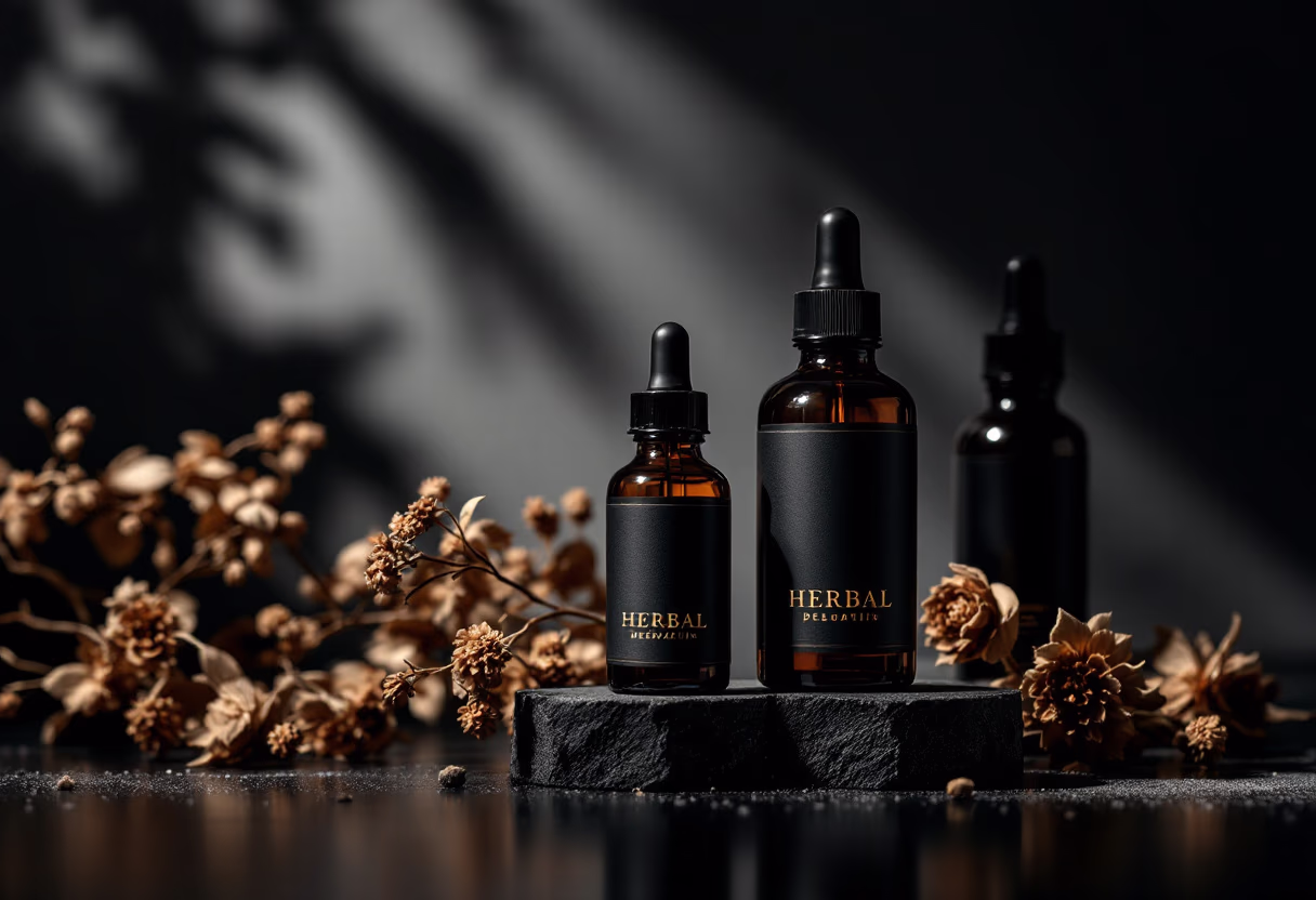 image of therapeutic herbal products