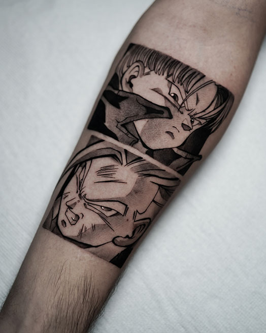 image of tattoo designs in progress