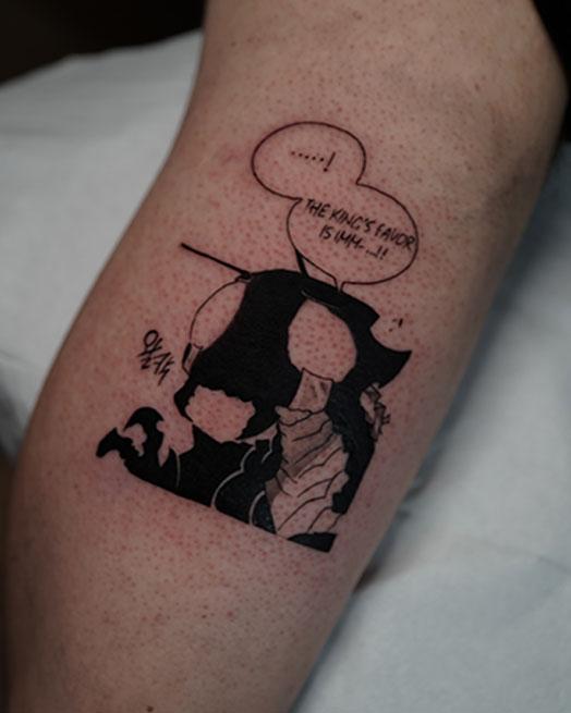 image of tattoo designs in progress