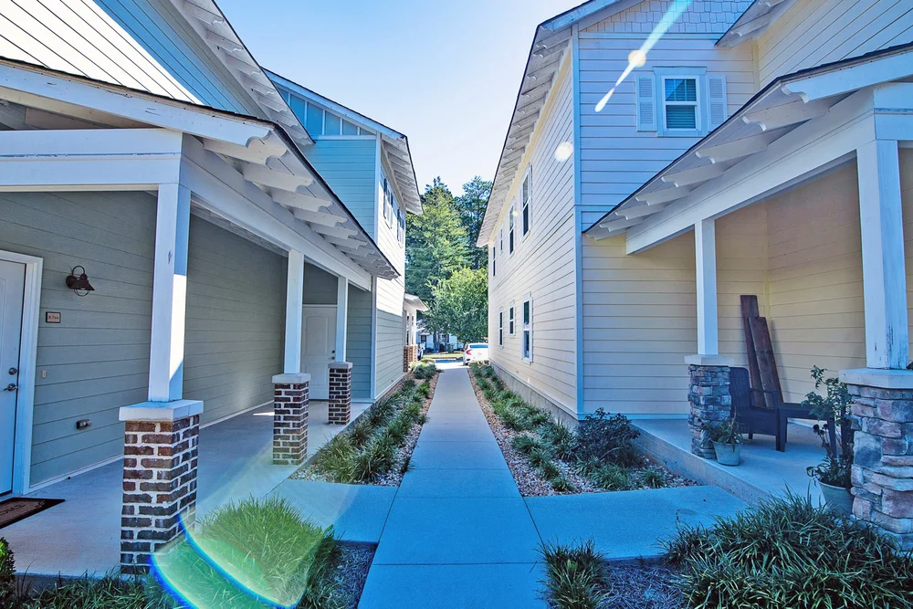 exterior walking path