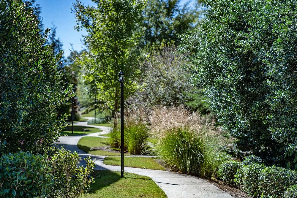 exterior walking trail