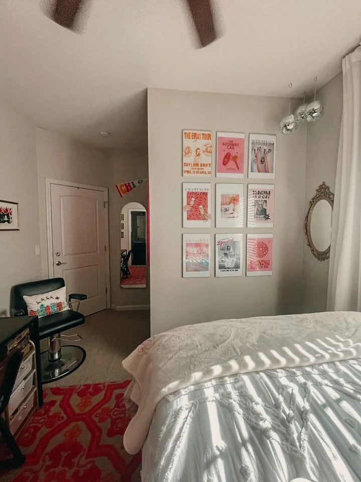 Bedroom with bed and chair