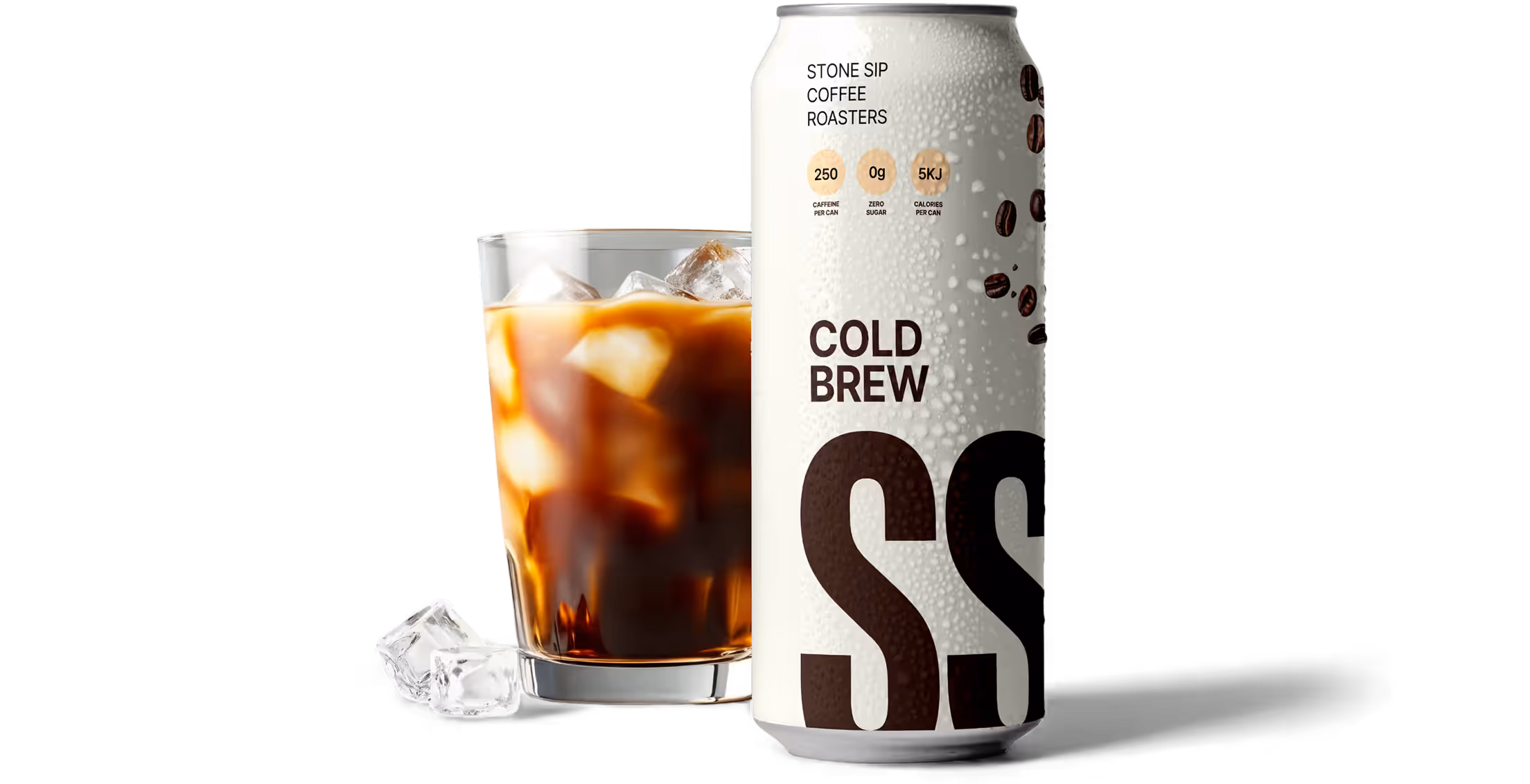 Can with a cup a coffee.