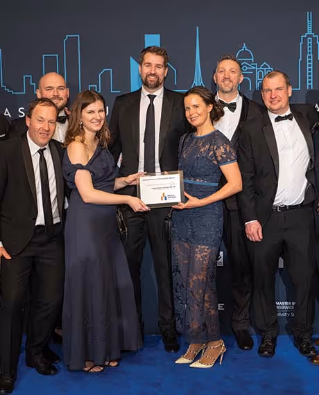 Awards night group photo